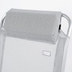 AKTIVE - Chaise Pliante Haute Avec Dossier Haut Réglable 5 Positions, Gris -Petromax Soldes Boutique aktive chaise pliante haute avec dossier haut reglable 5 positions gris 4