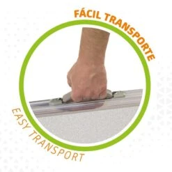 AKTIVE - Table Pliante Avec 2 Tabourets Et Poignée De Transpor, Gris -Petromax Soldes Boutique aktive table pliante avec 2 tabourets et poignee de transpor gris 2