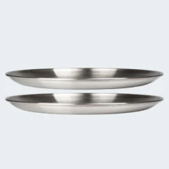 Assiette Plate De Camping | Diamètre Env. 23 Cm | Acier Inox | 2 Assiettes -Petromax Soldes Boutique assiette plate de camping diametre env 23 cm acier inox 2 assiettes 6