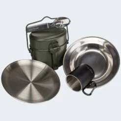 Batterie De Cuisine De Camping, Assiette Plate & Creuse, Couverts Et Tasse Set -Petromax Soldes Boutique batterie de cuisine de camping assiette plate and creuse couverts et tasse set 2
