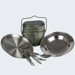 Batterie De Cuisine De Camping, Assiette Plate & Creuse Et Couverts Set 9 Batterie De Cuisine De Camping, Assiette Plate & Creuse Et Couverts Set -Petromax Soldes Boutique batterie de cuisine de camping assiette plate and creuse et couverts set 2