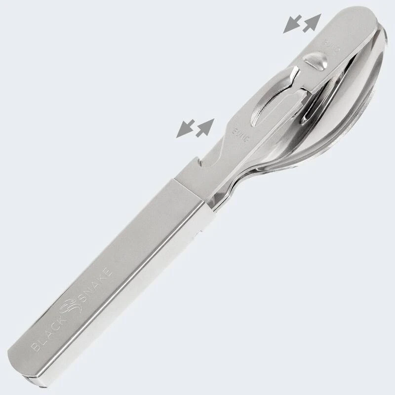 Batterie De Cuisine De Camping, Assiette Plate & Creuse Et Couverts Set 4 Batterie De Cuisine De Camping, Assiette Plate & Creuse Et Couverts Set – Image 4