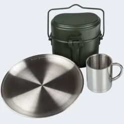 Batterie De Cuisine De Camping, Assiette Plate Et Tasse Isotherme Set -Petromax Soldes Boutique batterie de cuisine de camping assiette plate et tasse isotherme set 2