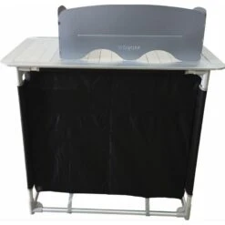 BAYASUN Meuble De Cuisine 4 Étagères Pieds Réglables Gris 9 BAYASUN Meuble De Cuisine 4 Étagères Pieds Réglables Gris -Petromax Soldes Boutique bayasun meuble de cuisine 4 etageres pieds reglables gris 4