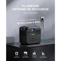 BLUETTI Générateur Électrique Solaire AC180 Avec Panneau Solaire PV200 -Petromax Soldes Boutique bluetti generateur electrique solaire ac180 avec panneau solaire pv200 3