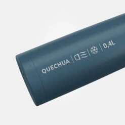 Quechua Bouteille Isotherme Inox 0,4L Avec Gobelet Pour La Randonnée - Bleu -Petromax Soldes Boutique bouteille isotherme inox 04l avec gobelet pour la randonnee bleu 2