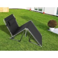 Chaise Longue Torget - Transat - Bain De Soleil 190x60x30 Cm - 150 Kg - Pliable -Petromax Soldes Boutique chaise longue torget transat bain de soleil 190x60x30 cm 150 kg pliable 3