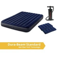 Intex Classic Downy - Lit Gonflable - 203x152x25cm - Compris Les Accessoires -Petromax Soldes Boutique classic downy lit gonflable 203x152x25cm compris les accessoires 2