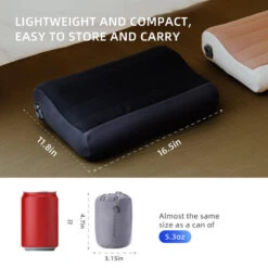 Coussin D'air Flextail Gear Zero Pillow - Beige -Petromax Soldes Boutique coussin dair flextail gear zero pillow beige 6