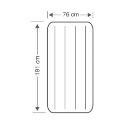Intex Downy Jr. Twin Airbed - Lit Gonflable - 191x76x25cm - Avec Accessoires -Petromax Soldes Boutique downy jr twin airbed lit gonflable 191x76x25cm avec accessoires 3