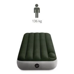 Intex Downy Twin Airbed With Foot BIP - Lit Gonflable - 191x99x25cm - Avec Accessoires -Petromax Soldes Boutique downy twin airbed with foot bip lit gonflable 191x99x25cm avec accessoires 2