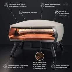 Four à Pizza WITT ETNA Modèle Rotante - Gris FR 12 Four à Pizza WITT ETNA Modèle Rotante - Gris FR -Petromax Soldes Boutique four a pizza witt etna modele rotante gris fr 5