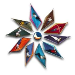 TICKET TO THE MOON Hamac King SizeAqua / Gris Foncé -Petromax Soldes Boutique hamac king sizeaqua gris fonce 2