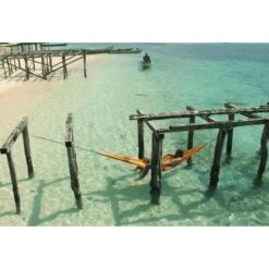 TICKET TO THE MOON Hamac TTTM Compact Jaune Foncé -Petromax Soldes Boutique hamac tttm compact jaune fonce 3