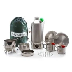 Kelly Kettle Kit 'Base Camp' Ultime - Acier Inoxydable NOUVEAU -Petromax Soldes Boutique kelly kettle kit base camp ultime acier inoxydable nouveau 3