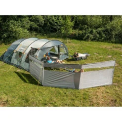Paravent De Camping Bora - Brise-Vue - 4,5 X 1,4 M - Résistant Au Vent - Gris -Petromax Soldes Boutique paravent de camping bora brise vue 45 x 14 m resistant au vent gris 3