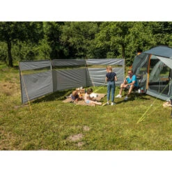 Paravent De Camping Bora - Brise-Vue - 6,0 X 1,4 M - Résistant Au Vent - Gris -Petromax Soldes Boutique paravent de camping bora brise vue 60 x 14 m resistant au vent gris 2