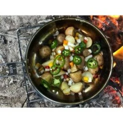 Pathfinder Poêle à Frire Pliable En Acier Inoxydable Avec Couvercle -Petromax Soldes Boutique pathfinder poele a frire pliable en acier inoxydable avec couvercle 2