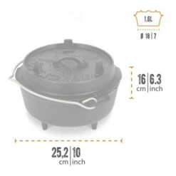 Petromax Dutch Oven FT3-3QT - Avec Pieds -Petromax Soldes Boutique petromax dutch oven ft3 3qt avec pieds 3