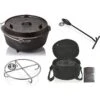 Petromax Dutch Oven FT6-6QT (avec Pieds) Ensemble - Poêle + Sac De Rangement +