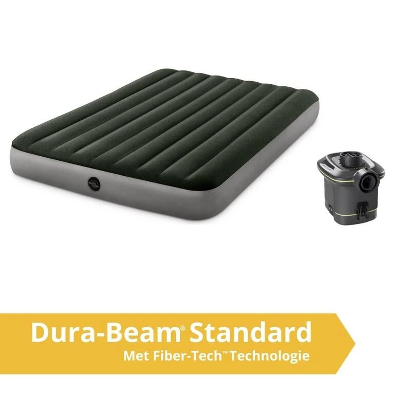 Intex Prestige Downy Jr. Twin Airbed - Lit Gonflable - 191x152x25cm - Avec Accessoires 2 Intex Prestige Downy Jr. Twin Airbed - Lit Gonflable - 191x152x25cm - Avec Accessoires â Image 2