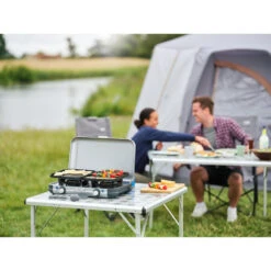 Campingaz Réchaud De Camping à Gaz 2 Feux Camp & Grill - Plancha, Grill Et Wok -Petromax Soldes Boutique rechaud de camping a gaz 2 feux camp and grill plancha grill et wok 8