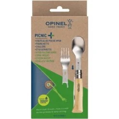 Set Complet Opinel Picnic+ - Opinel N°8 + Embouts Cuillère Et Fourchette -Petromax Soldes Boutique set complet opinel picnic opinel n8 embouts cuillere et fourchette 1