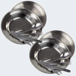 Set Couverts De Camping Et Assiette Creuse & Plate | 2 Personnes -Petromax Soldes Boutique set couverts de camping et assiette creuse and plate 2 personnes 2