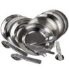 Set Couverts De Camping Et Assiette Creuse & Plate | 4 Personnes