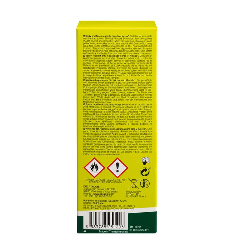 Spray Anti Insectes DEET 30% - Aptonia - 100 Ml 3 Spray Anti Insectes DEET 30% - Aptonia - 100 Ml â Image 3