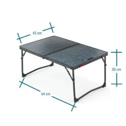 Quechua TABLE BASSE PLIANTE DE CAMPING - MH100 - GRISE -Petromax Soldes Boutique table basse pliante de camping mh100 grise 1