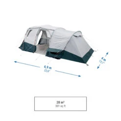 Quechua Tente à Arceaux De Camping - Arpenaz 6.3 F&B - 6 Personnes - 3 Chambres -Petromax Soldes Boutique tente a arceaux de camping arpenaz 63 f and b 6 personnes 3 chambres 2