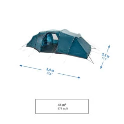 Quechua Tente à Arceaux De Camping - Arpenaz 8.4 - 8 Personnes - 4 Chambres -Petromax Soldes Boutique tente a arceaux de camping arpenaz 84 8 personnes 4 chambres 2
