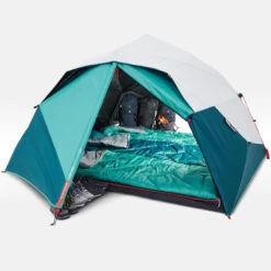 Quechua Tente De Camping - 2 Seconds EASY - 3 Places - Fresh & Black -Petromax Soldes Boutique tente de camping 2 seconds easy 3 places fresh and black 3