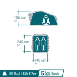 Quechua TENTE DE TOIT MH500 FRESH & BLACK 2P -Petromax Soldes Boutique tente de toit mh500 fresh and black 2p 3