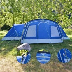 Tente Familiale Dôme Nimbus 12 - Camping - 12 Personnes - 3 Cabines -Petromax Soldes Boutique tente familiale dome nimbus 12 camping 12 personnes 3 cabines 5