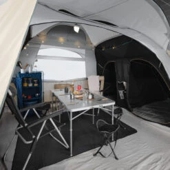 Quechua Tente Gonflable De Camping - Air Seconds 8.4 F&B - 8 Places - 4 Chambres -Petromax Soldes Boutique tente gonflable de camping air seconds 84 f and b 8 places 4 chambres 3