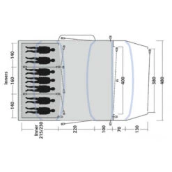 Tente Gonflable Outwell Jacksondale 7PA -Petromax Soldes Boutique tente gonflable outwell jacksondale 7pa 2