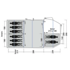 Tente Gonflable Outwell Knightdale 8PA 7 Tente Gonflable Outwell Knightdale 8PA -Petromax Soldes Boutique tente gonflable outwell knightdale 8pa 2
