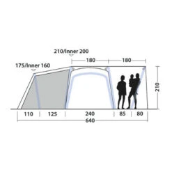 Tente Gonflable Outwell Oakdale 5PA -Petromax Soldes Boutique tente gonflable outwell oakdale 5pa 3