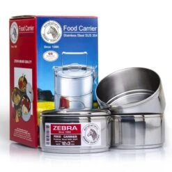 Zebra Porte-nourriture En Acier Inoxydable 12cm X 3 Couches -Petromax Soldes Boutique zebra porte nourriture en acier inoxydable 12cm x 3 couches 2
